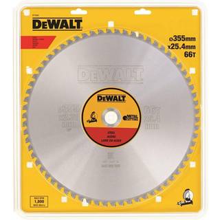 Rundsavsklinge til metal DeWalt; 355x2,31x25,4 mm; Z90; 1,5°