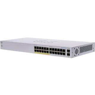Cisco CBS110-24PP-EU Unmanaged 24-port GE, (12 support PoE with 100W power budget), 2x1G SFP Shared