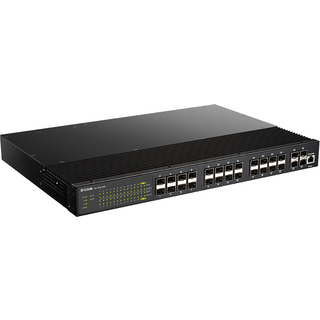 D-Link DIS-700G-28XS netværksswitch Administreret L2+ 1U Sort