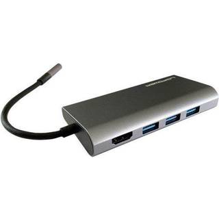 LC Power LC-HUB-C-MULTI-5 - docking station - USB-C - HDMI - GigE