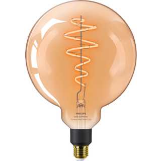 Philips smart led globepære giant g200 e27 25w white justerbar guld dæmpbar