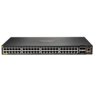 Hewlett Packard Enterprise Aruba 6200F 48G Class4 PoE 4SFP+ 370W Administreret L3 Gigabit Ethernet (10/100/1000) Strøm over Ethernet (PoE) 1U Sort