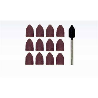 Proxxon slibekap med holder korn 80 og korn 150, 2x5 stk. - 28987