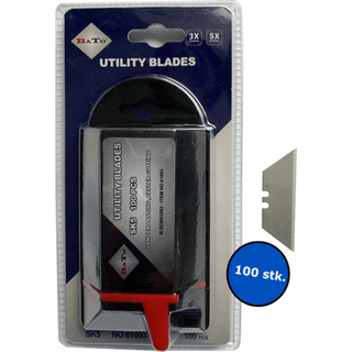 BATO Knivblad lige model 92 100 stk. pk. (61093)