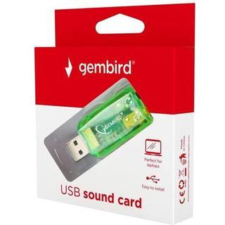Eksternt lydkort via USB med 3,5 mm stereo- og mikrofontilslutning