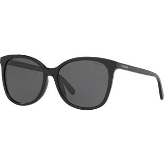 Coach HC8271U L1101 500287 57 Solbriller Kvinder Black - Glossy Black - 57mm