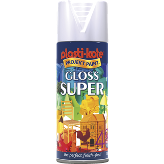 Plasti Kote Pk Super Ral9010 - Hvid Blank 400ml ✓ På lager - klar til levering og afhentning