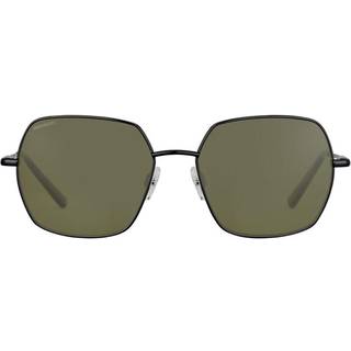 Serengeti Loy Polarized SS548002 56 Solbriller Mænd Black - Shiny Black - 56mm