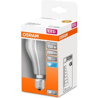 Osram LED LAMP ROUND MATTE (150) E27 Kold hvid