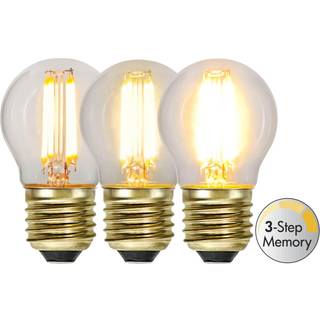Star Trading - LED LAMP E27 G45 Soft Glow 3 -Step Memory - 4.0W - 2100K - 3 -Stp -DIM (hukommelse)