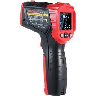 Habotest - Digital Laser infrarød termometer - Sort/Standardmodel, Fugtmåler - Grøn/Standardstørrelse