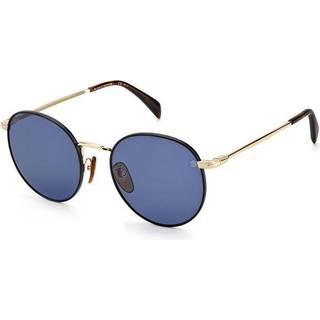 David Beckham DB 1056/F/S Asian Fit I46/KU 54 Solbriller Mænd Black - Matte Black Gold - 54mm