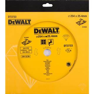 Diamantskæreskive DeWalt; 254 mm
