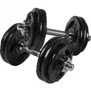 Gorilla Sports Håndvægte TRIGRIP Sort - 2x15kg