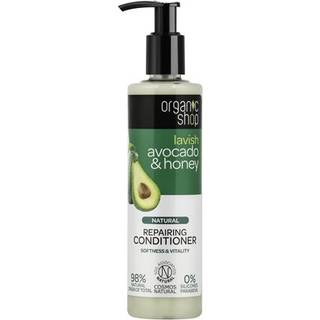 Organic Shop Natural Avocado & Honey Regenererende balsam til tørt og skadet hår 280 ml - 280 ml