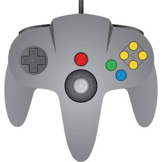Teknogame Wired N64 Controller Grey - Wired Controller - Nintendo 64