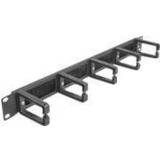 DeLOCK Cable Management Brush Strip with 5 hooks