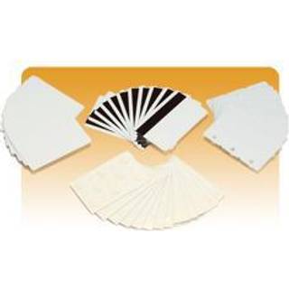 Zebra Plastikkort - 500 kort - Gul - 104523-131