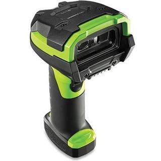 ZEBRA Li3678. Rugged, Linear Imager, Standard Range, Cordless, Fips, Industrial Green, Vibration Motor