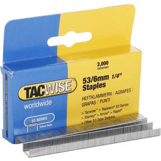 Tacwise klammer 6mm type 53 2000 stk.