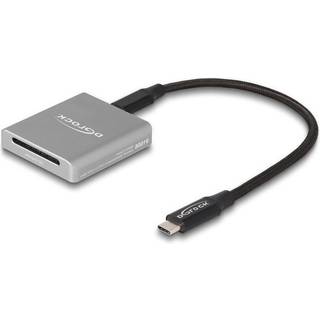 Delock USB-C kortlæser - SD Express - Grå