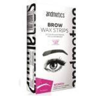 andmetics Wax Strips Brow Hårfjerningsvoks strips til øjenbryn 16 stk. - 16 stk.
