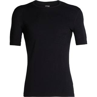 Icebreaker 200 Oasis S/S Crewe Merino undertøj Herrer størrelse XXL farve sort