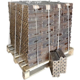 Pini Kay træbriketter Egetræ 960 kg. Kun Jylland og Fyn.