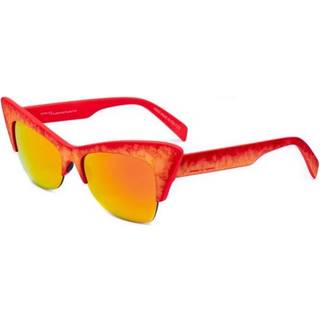 Italia Independent II 0908 055.063 52 Solbriller Kvinder Rød - Red - 52mm