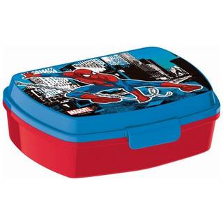 Madkasse Spiderman rød/blå