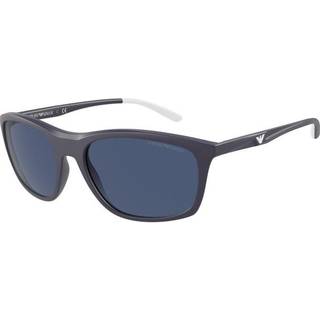 Emporio Armani Mand EA4179 508880 Solbriller Plast Blå Blå Firkantet Normal