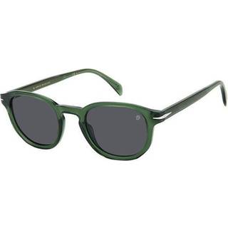 DAVID BECKHAM Mand DB 1007/S 1ED/IR Solbriller Plast Transparent grøn Grå Rund