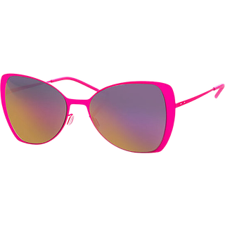 Italia Independent II 0204 018.000 55 Solbriller Kvinder Lyserød - Pink - 55mm