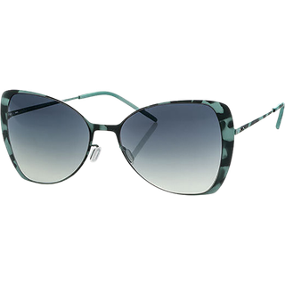 Italia Independent II 0204 038.000 55 Solbriller Kvinder Blue - Green - 55mm