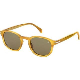 David Beckham DB 1007/S B4L/QT 49 Solbriller Mænd Brun - Honey Brown Creamhorn - 49mm