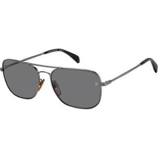 David Beckham DB 1093/S KJ1/M9 59 Solbriller Mænd Silver - Dark Ruthenium Silver - 59mm