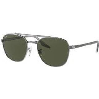 Ray - Ban Unisex RB3688 004/31 Solbriller Metal Grå Grøn Firkantet Normal
