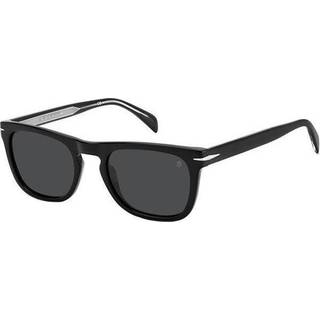DAVID BECKHAM Mand DB 7077/S BSC/IR Solbriller Acetat Sort Grå Firkantet