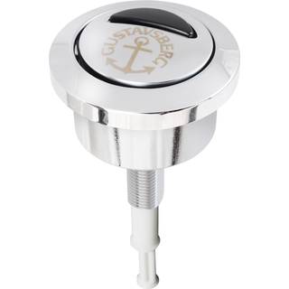 Gustavsberg T2 Duo Trykknap krom, dobbelt flush