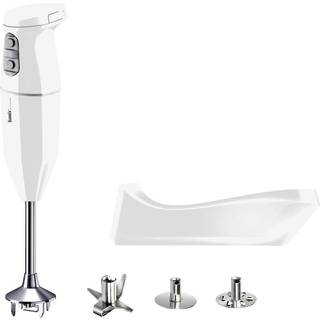 Cordless PLUS Stavblender 10,8 volt fra Bamix - Hvid farve - Rustfrit stål 18/0/Nylon PA6