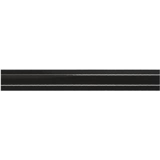 Pissano Dekor Kakel New York Svart Blank 2x15 cm