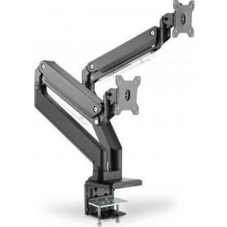 DIGITUS Dual Gas Spring Monitor Desk Mount 30 kg 15"-35" 100 x 100 mm