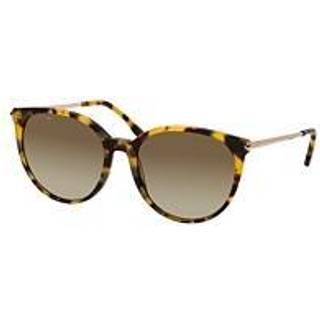Lacoste Kvinde L928S 214 Solbriller Plast Havana/Gul Brun Rund Skygge
