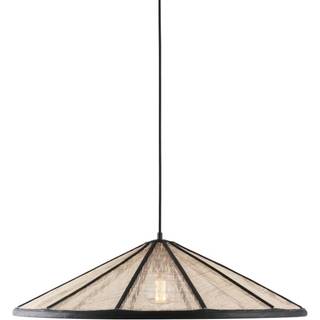 Globen Lighting Akira pendel Ø70 cm Sort/Natur