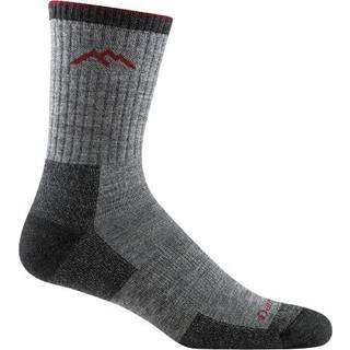 Darn Tough Men's Hiker Micro Crew Sock Cushion Charcoal, L (43-45.5)