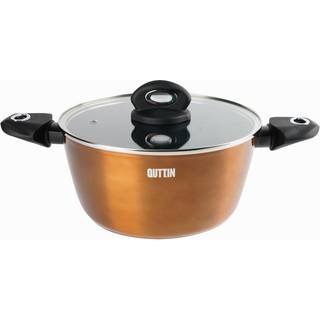 Quttin Gryde Med Låg Quttin Foodie Kobber (20 x 9,5 cm)