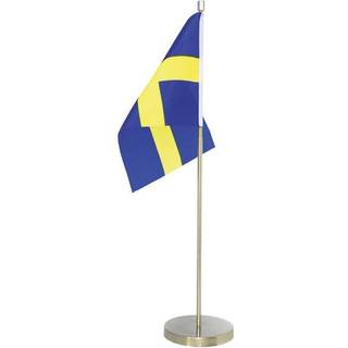 Bordsflagga / Svensk Flagga - Sverige - i Metall
