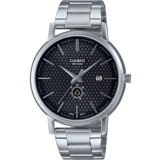 Timeless Collection MTP-B125D-1AVEF Herreur, Steel/Black, 41 mm