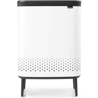 Brabantia Bo Vasketøjskurv - hvid - 2 x 45 liter