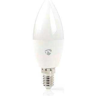 Nedis SmartLife LED-Pære | Wi-Fi | E14 | 470 lm | 4.9 W | Varm til kølig hvid | 2700 - 6500 K | Android™ / IOS | Stearinlys | 1 stk